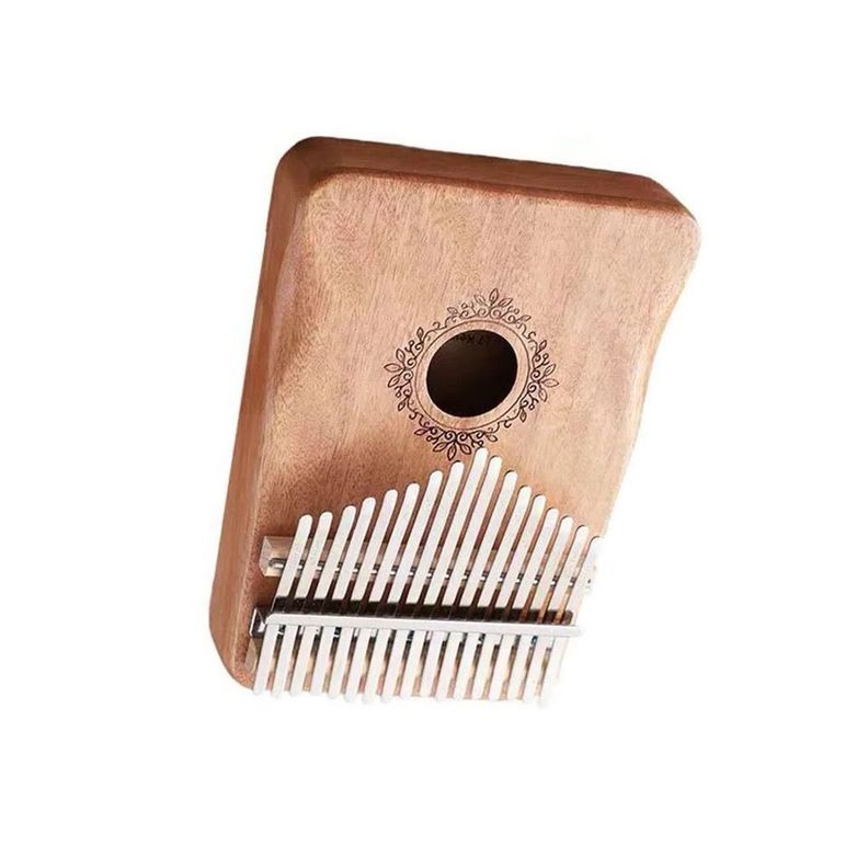 Piano Kalimba De 17 Teclas Con Dedos  17 Metalofono Africa.-0