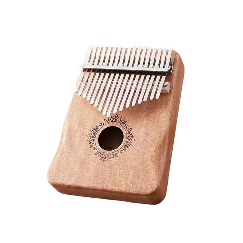Piano Kalimba De 17 Teclas Con Dedos  17 Metalofono Africa.-1