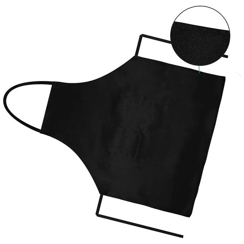 Delantal de Cocina Negro Tipo Gourmet Unisex-2