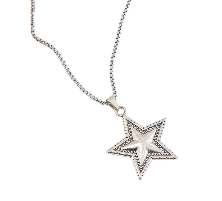 Collar Estrella Robusto Rockero, Collar Estrella Grande-0