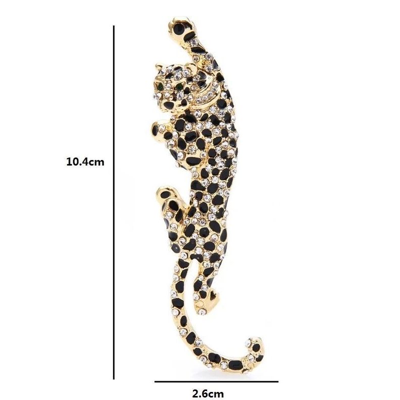 Broche Prendedor Leopardo Elegantes Accesorio Ropa Estilo-0