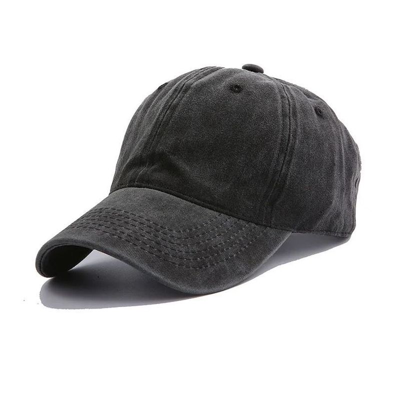 Gorro Jockey Beisbol Unicolor Modelo Desgastado Colores.-0