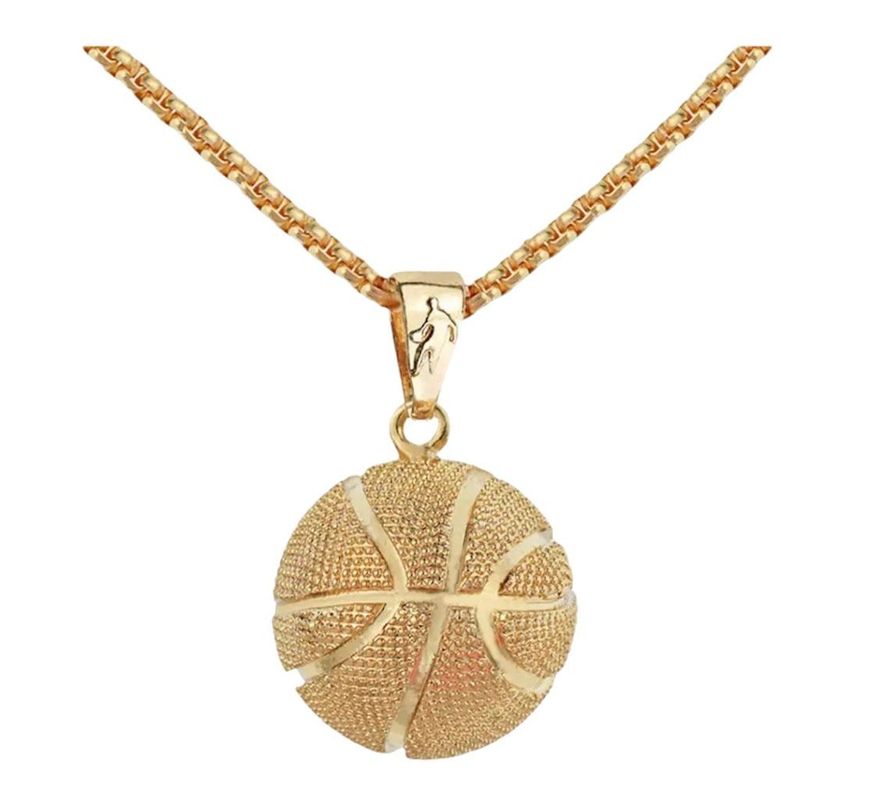 Collar Estilo Básquetbol, Collar Acero Inoxidable