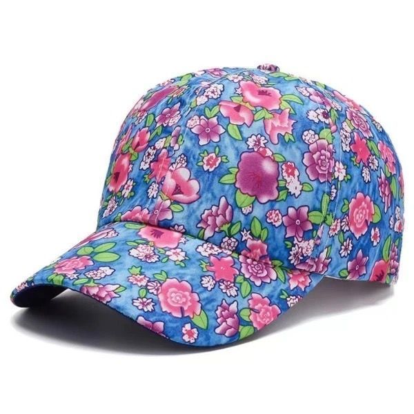 Gorro Femenino, Modelo Primavera Floreada, Jockey Femenino.-0