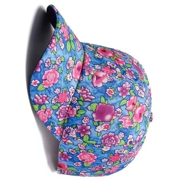 Gorro Femenino, Modelo Primavera Floreada, Jockey Femenino.-2