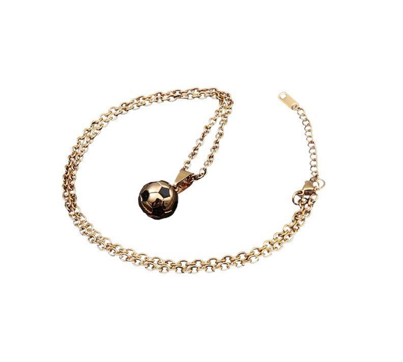 Collar Cadena De Pelota De Futbol, Toda edad-0