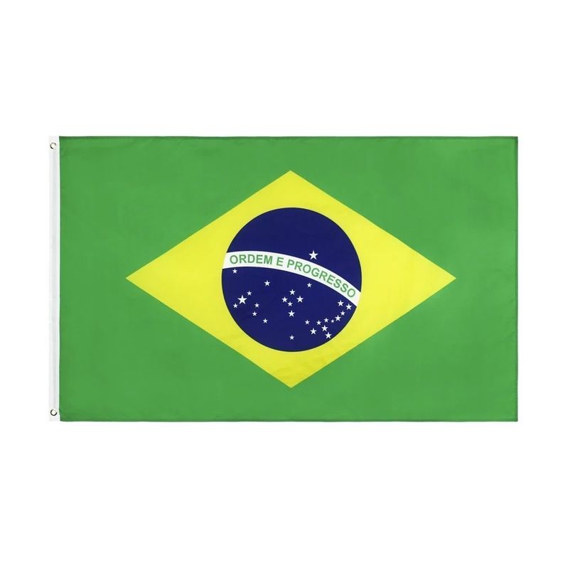 Bandera Brasil 90x150cm Bandera Brasileña Brasil-0