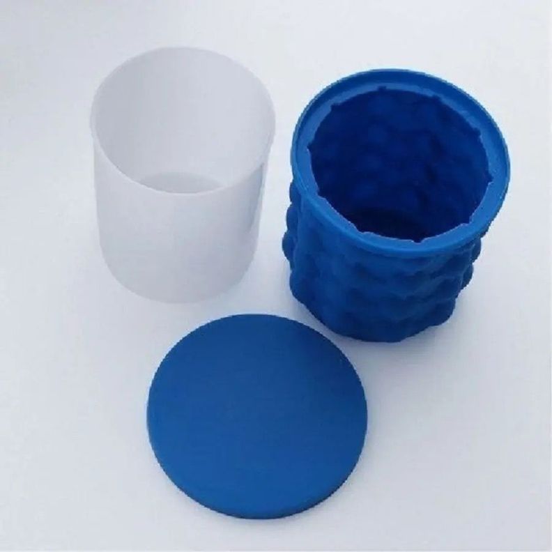 Hielera Silicona Con Función Extra Hieleras De Cubeta Hielo:-1