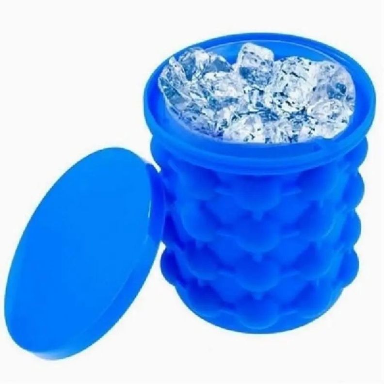 Hielera Silicona Con Función Extra Hieleras De Cubeta Hielo:-2