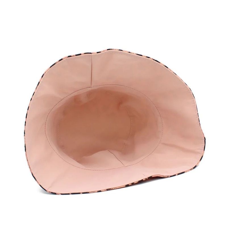 Sombrero Bucket Animal Print Rosa Bucket Estiloso Mujer-1