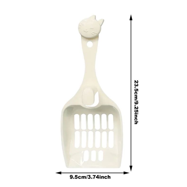 Pala Sanitaria Recoge Fecas Gatos Arenero Reusable Gatitos-1