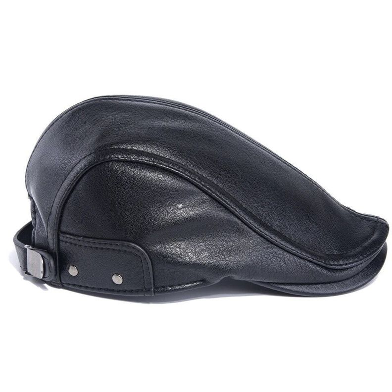 Boina De Cuero ecológico, Gorro Boina Cuero Eco Superior-2