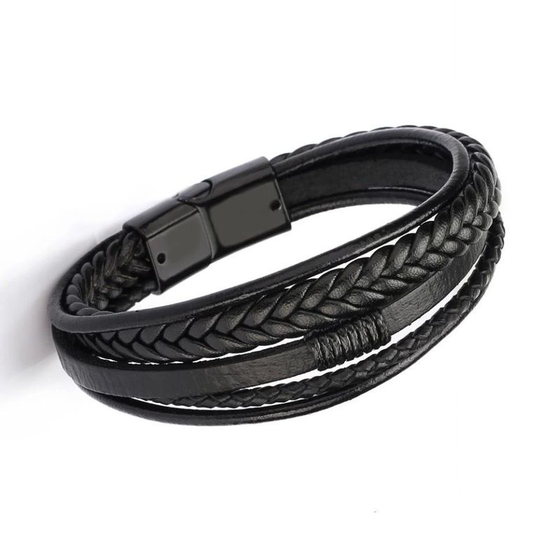 Pulsera Moderna y Elegante de Cierre Magnético Eco Cuero.-1