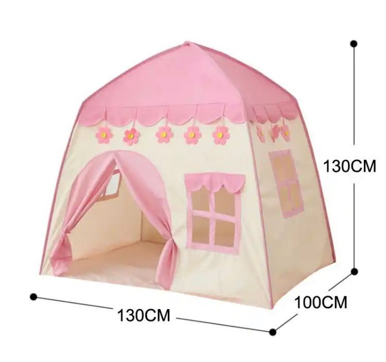 Casita De Campaña Para Niñaniño Color Rosa-1