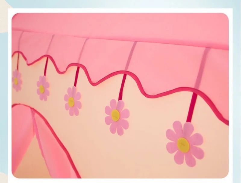 Casita De Campaña Para Niñaniño Color Rosa-2