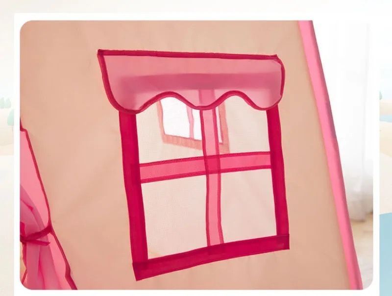 Casita De Campaña Para Niñaniño Color Rosa-3