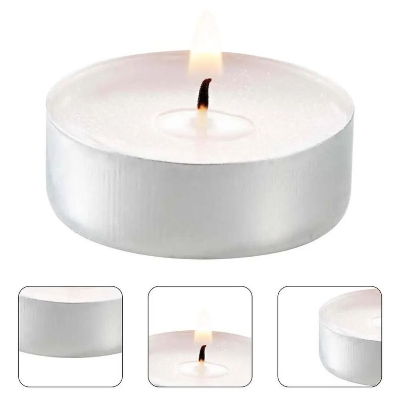 Velas Flotantes Blancas, Pack 50 unidades.-2