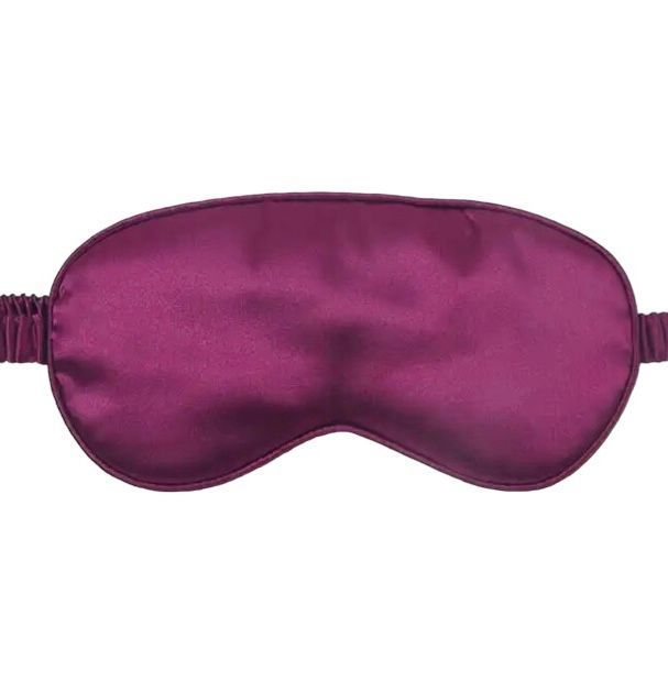 Mascara de Descanso Seda Antifaz Seda Lila, Pack x 2-1