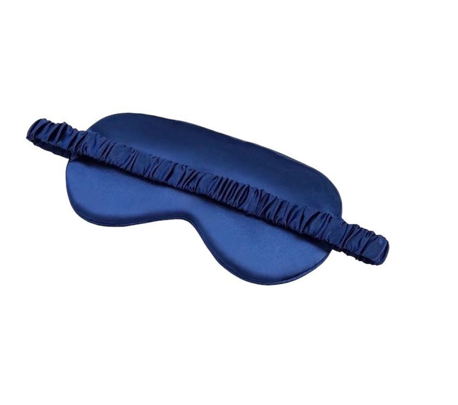 Antifaz Azulino Seda Para Dormir, Antifaz Descanso Satin-0