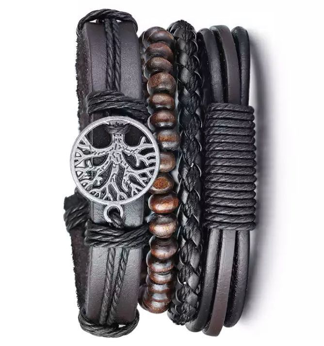 Pulsera Brazalete Con Diseño Árbol de la Vida, Ecológica -2