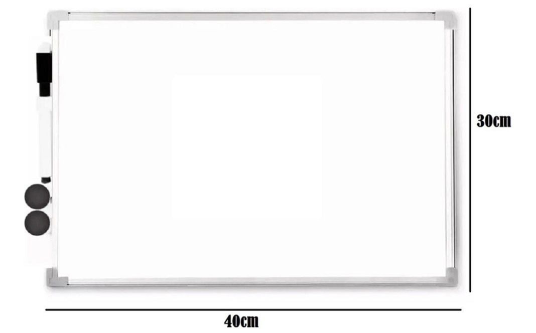 Pizarra Acrílica Plumones Blanca Pizarra Aluminio 30x40cm-2