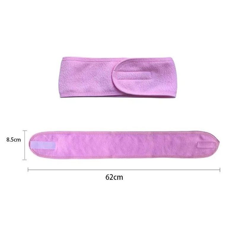 Diadema Cintillo Para Maquillaje Hermoso Diadema Femenino Rosado-1