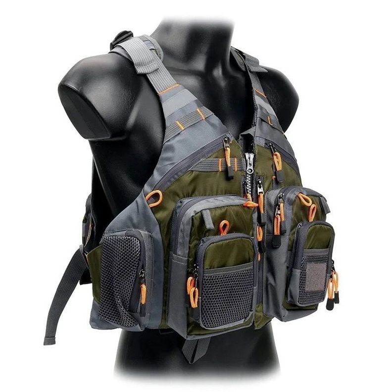 Chaleco De Pesca Salvavidas Mochila Pescador CBF-2
