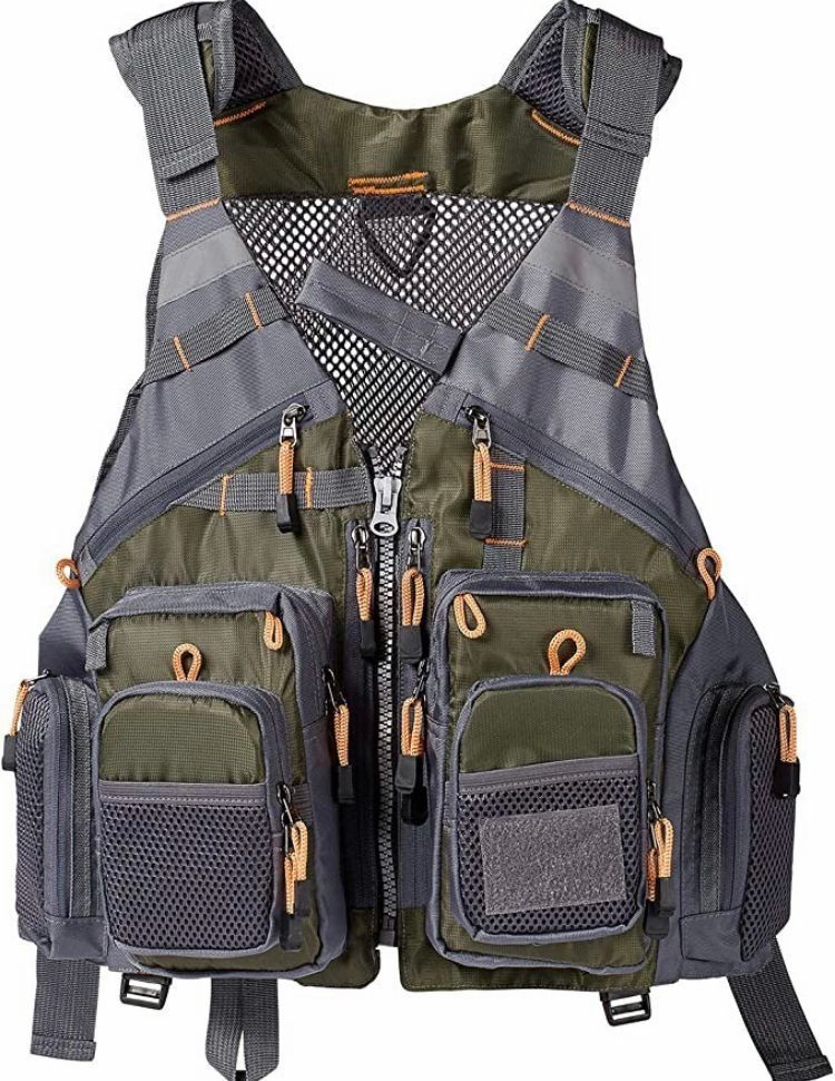 Chaleco De Pesca Salvavidas Mochila Pescador CBF-5