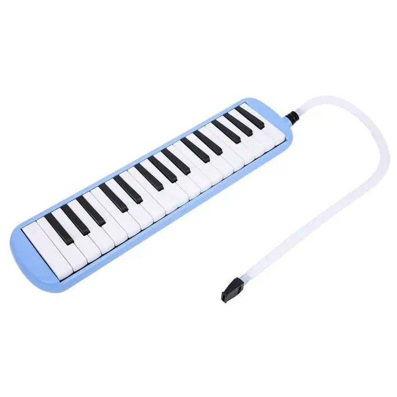 Melódica Teclado 32 Notas + Boquilla Y Estuche Maletín Azul.-0