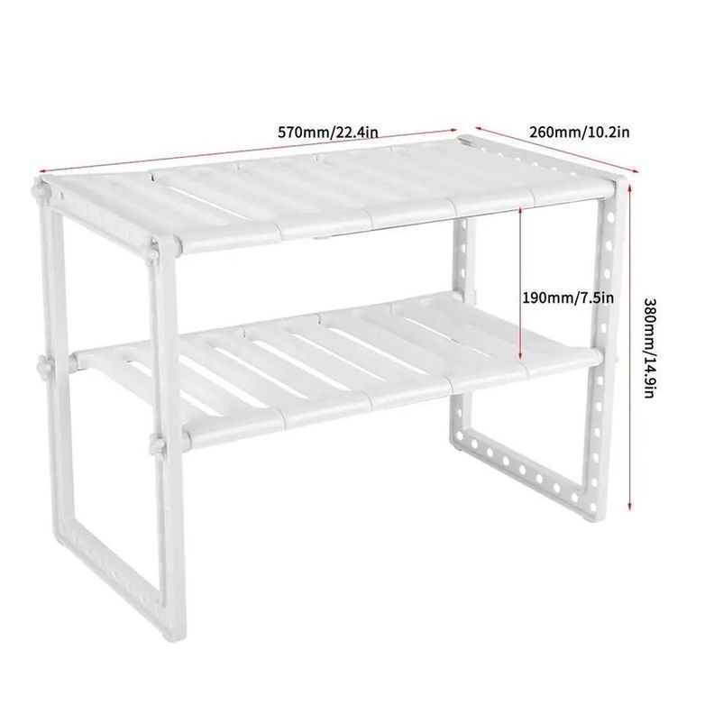 Repisa Organizadora De Hierro Extensible Para Cocina-2