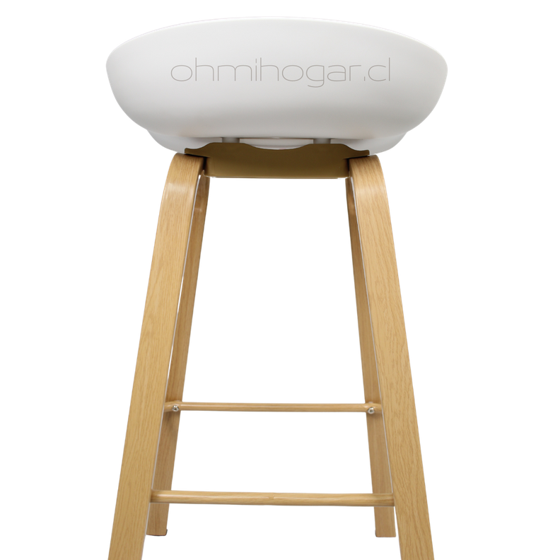 Pack 4 Taburetes Cup Blanco 75cm -2