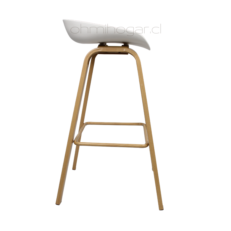 Pack 4 Taburetes Cup Blanco 75cm -5
