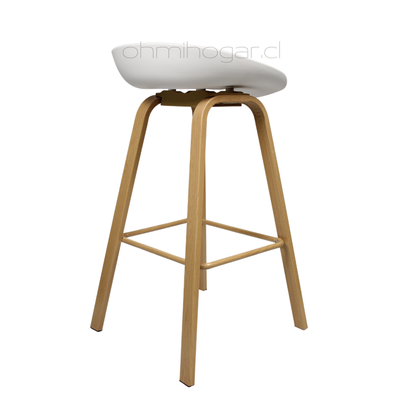 Pack 4 Taburetes Cup Blanco 75cm -6