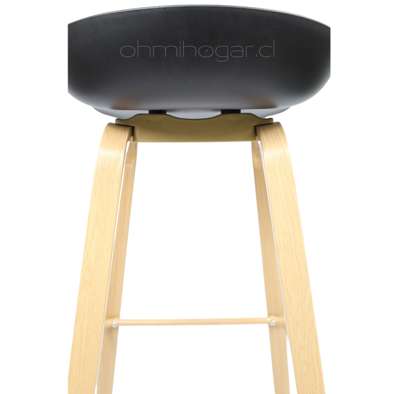 Taburete Cup Negro -5