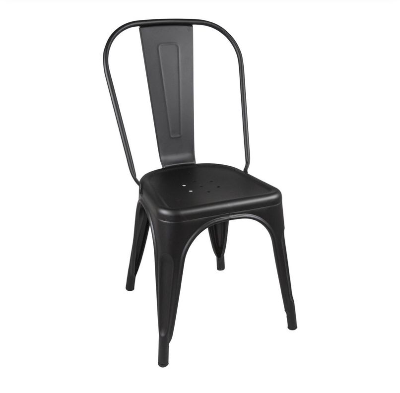 Pack 4 Sillas Tolix color negro -1