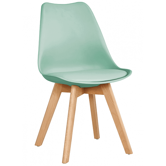 Silla Eames Acolchada Menta Pálido-0