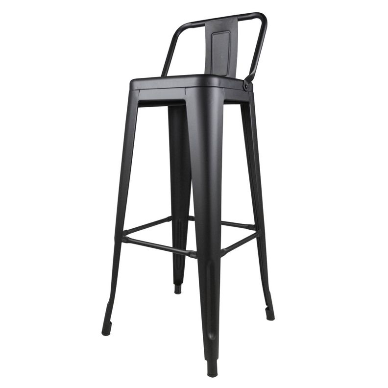 Pack 4 Taburetes Tolix Negro 65cm-2