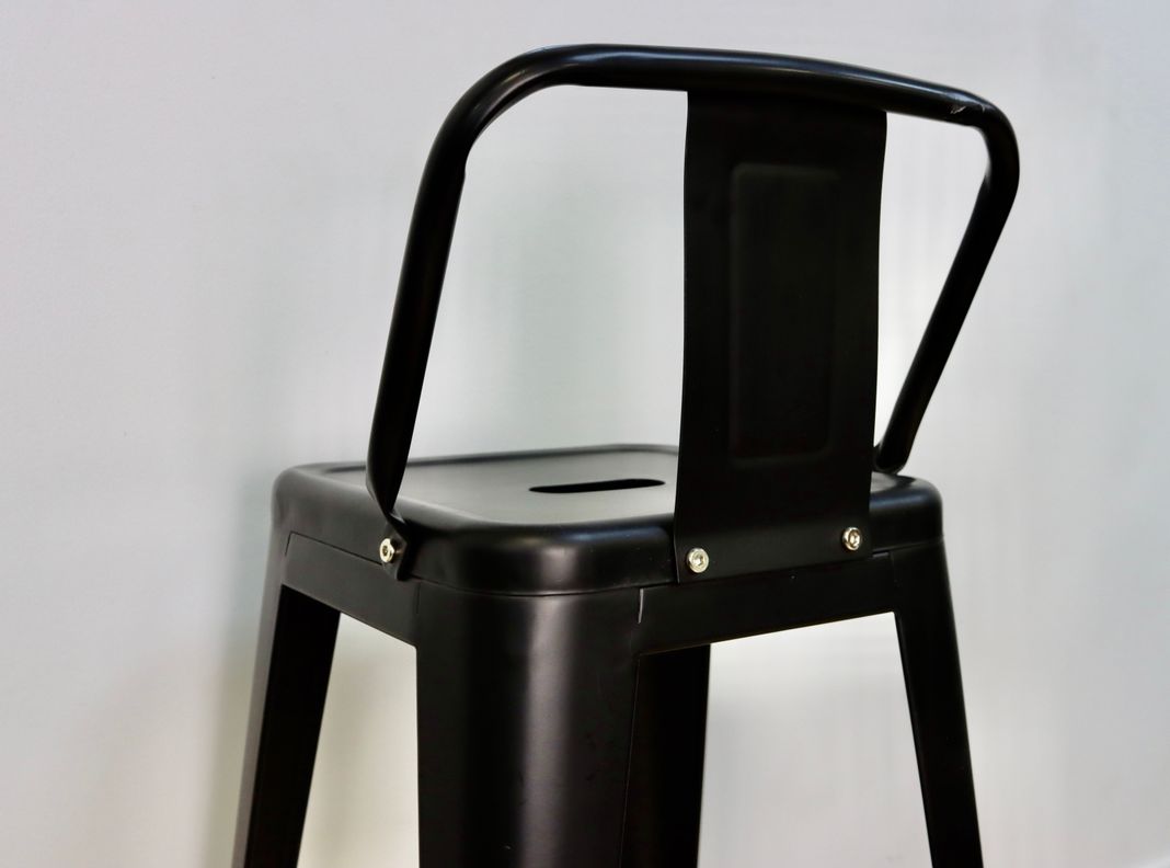 Pack 4 Taburetes Tolix Negro 65cm-5
