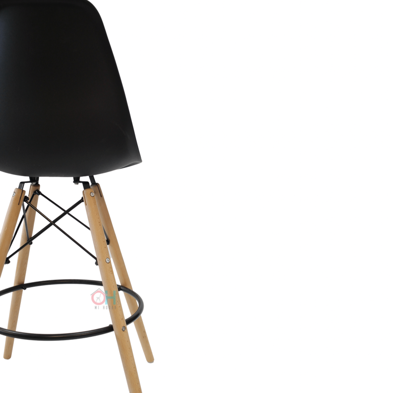 Taburete Eames blanco-5