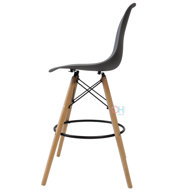 Taburete Eames Gris -2