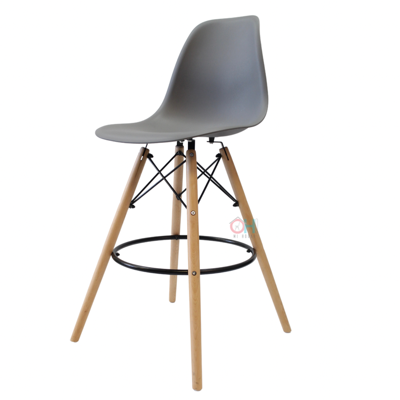 Taburete Eames Gris -0