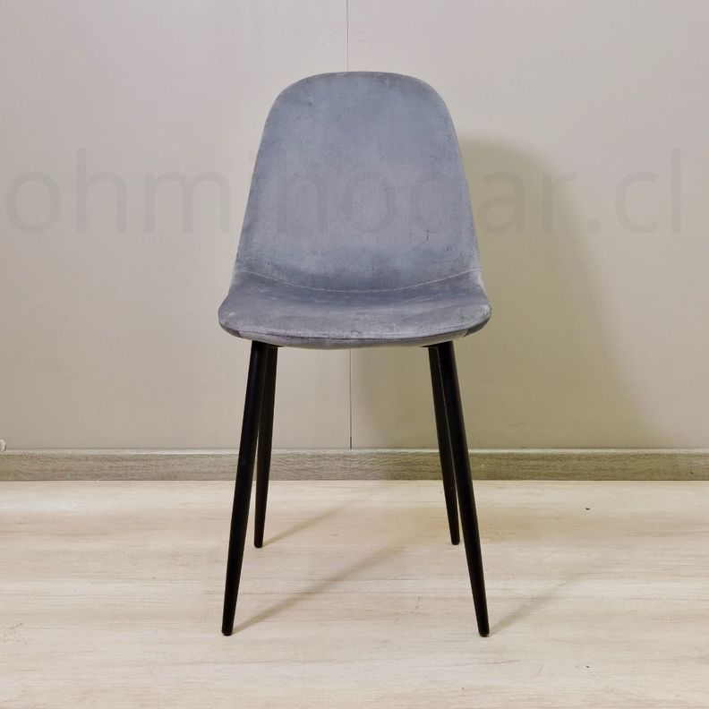 Pack 4 Sillas Eames VelVet PN Gris -3