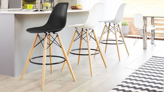 Taburete Eames Rosa-5