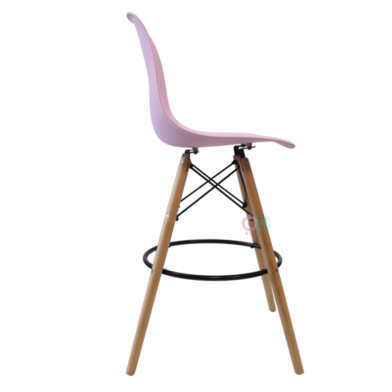 Taburete Eames Rosa-1