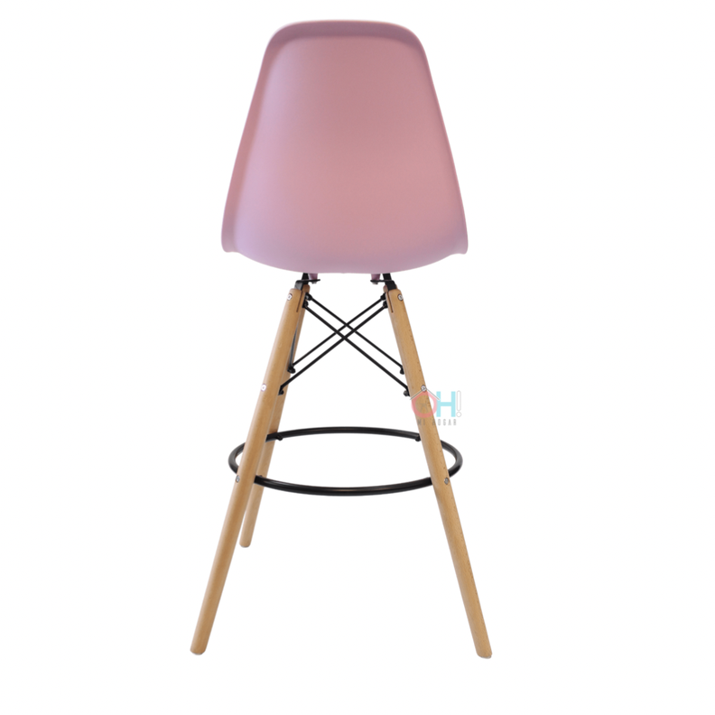 Taburete Eames Rosa-2