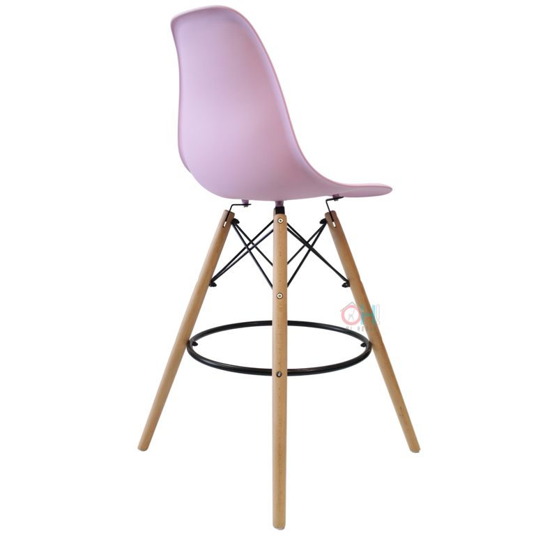 Taburete Eames Rosa-3