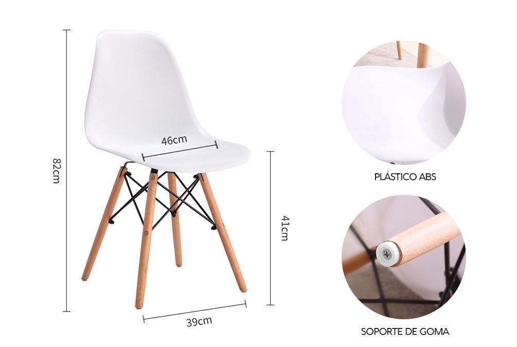 Silla Eames rosa vintage-2