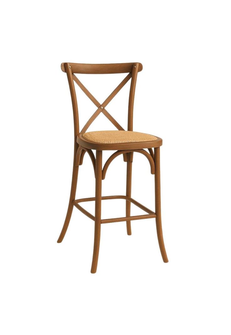 Taburete Crossback 66cm de Madera