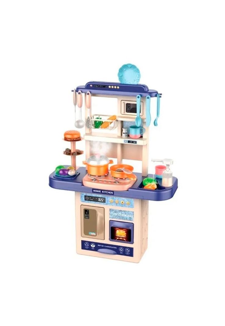 Set de Cocina Juguete Con Luz Sonido Agua Vapor Y Mas 65 Cm.-1
