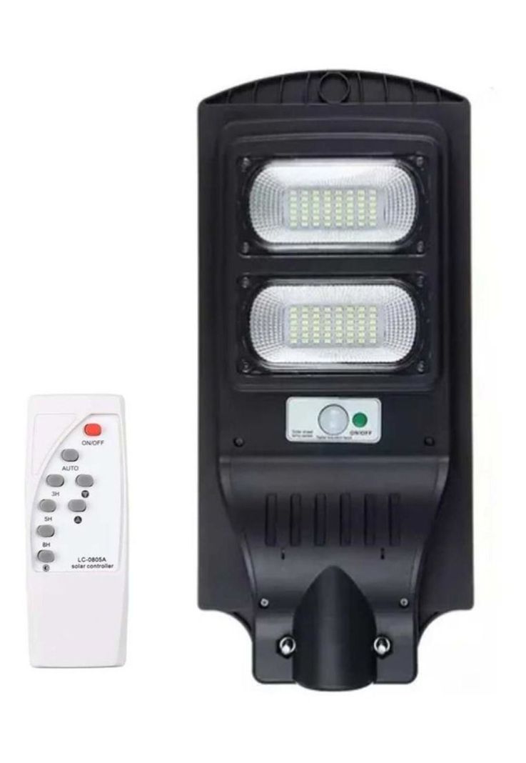 Foco Led Solar 80w c/sensor Movimiento + Soporte + Control-0